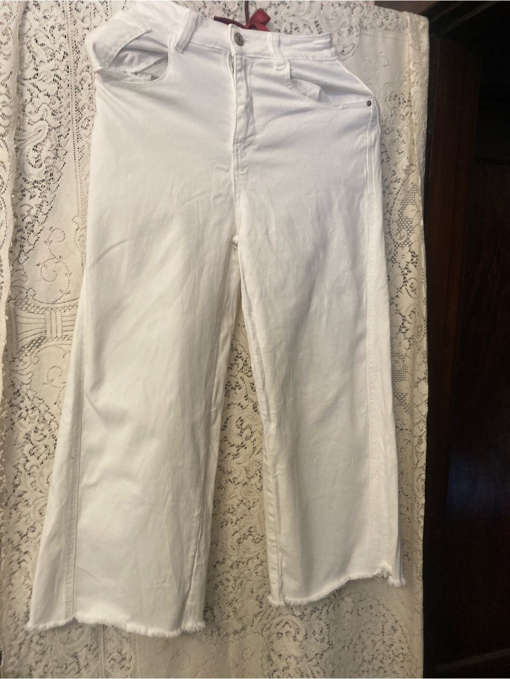 ALLIMY White OnTrend Wide Leg Jeans (6)